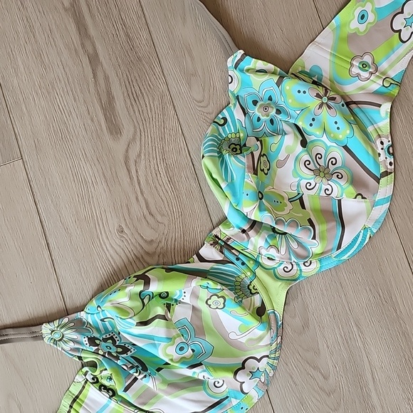 Freya Patterned Bikini Top, 38H - Picture 2 of 8